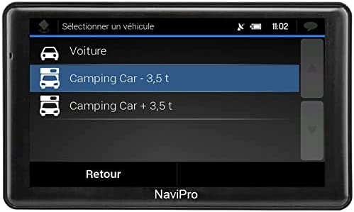 GPS Camping Car 9 Pouces NaviPro 9 DVR, Dashcam - Caméra de Route