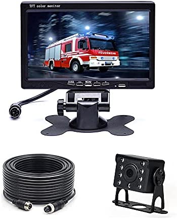 LeeKooLuu LK2 Caméra de recul sans fil 12,7 cm HD 1080p Bluetooth Caméra de  recul pour camion, voiture, camionnette, camping-car, deux canaux étanches