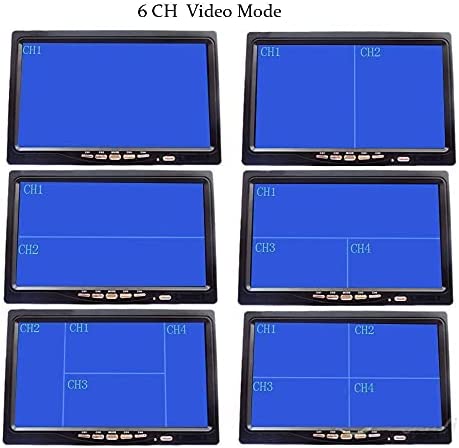 Kit vidéo de recul professionnel avec écran étanche Quad 7'' • BPRO-74QUAD